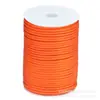 Paquete de 100m Paracord de 7 Hilos para Exteriores 4mm Hilo para Tejer Pulseras de Paracord Entusiastas Militares Paracord de Supervivencia de 7 Hilos