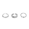 Anillo Abierto de Mariposa Micro-incrustado de Lujo Ligero Estilo Frío Combinable Anillo de Alta Gama Joyería de Anillo Simple de Moda para Mujer