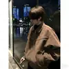 Chaqueta de moda estilo workwear con cuello alto, nueva colección otoño 2026 para hombre, chaqueta casual retro japonesa de corte holgado