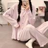 Pijama de Maternidad con Almohadillas para Pezones para Mujer, Ropa Delgada de Verano Postparto para Lactancia para Mayo y Junio, Trajes de Maternidad para Lactancia durante el Embarazo