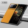 Adecuado para Funda de Teléfono Móvil Xiaomi Mix Fold 3, Protección Completa, Anticaídas, Moderno, Sencillo, Piel Lisa, Antihuellas