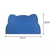 Suministro de mantel individual de silicona con forma de nube, tapete aislante térmico, tapete de mesa impermeable, mantel para niños