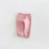 Leggings con estampado de conejitos lindos para niñas, nueva colección de invierno 2026, adorables pantalones bordados y engrosados para bebés, zdk6670