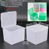 Caja de Bastoncillos Limpiadores para Pestañas Postizas Caja de Hisopos con Alcohol Caja de Pinceles para Labios Pincel Delineador Caja de Almacenamiento para Baño Caja de Herramientas de Maquillaje de PP