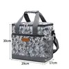 Bolsa de aislamiento térmico transfronteriza de gran capacidad, nueva, para oficina y escuela, bolsa de almuerzo con aislamiento térmico, bolsa de hielo con aislamiento térmico a prueba de fugas para picnic, disponible en stock.