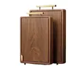 Tabla de cortar de madera de ébano, madera maciza, resistente al moho, tabla de cortar para el hogar, tabla de madera, sándalo rojo, tabla de cocina de doble cara