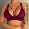 Comercio exterior transfronterizo Lencería sexy de escote pronunciado sujetador con tirantes bonitos en la espalda Europa y Estados Unidos sujetador sexy popular E3T941
