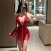 Sexy sexy traje de baño de una pieza talla extra uniforme ropa interior calada entrepierna abierta pasión libre pareja cama una pieza entrega