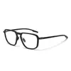 Novedad de Primavera Modelo Tr90 Ligeros Transparentes Armazones para Gafas Bicolor, Diseño Polygonal Retro Flexible, Venta al por Mayor desde Fabricante