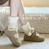 Botas de invierno estilo Birkenstock todo incluido, nueva colección 2026, versátiles y cálidas, zapatos de algodón con forro polar para mujer, botas de nieve retro con forro esponjoso