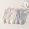 Calcetines de fibra de bambú para mujer, calcetines finos de algodón, calcetines cortos, ultrafinos, de verano, de boca baja, calcetines náuticos, calcetines cortos de algodón transpirables, calcetines de verano
