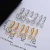 Pendientes de Burbuja de Moissanita al por Mayor Transfronterizos Pendientes de Moissanita de Plata S925 para Mujer Moda Simple Joyería para Orejas de Gama Alta