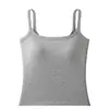 Top tipo camisola de algodón puro, corte holgado, talla grande, con copas incorporadas, color liso, adecuado tanto para llevar solo como debajo de otra prenda, no necesita sujetador.