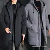 26 estilos de jaquetas de algodão de comprimento médio para o inverno, importadas, tamanhos grandes M-8XL, para homens, casacos de algodão com capuz, estilo coreano, slim fit, tamanhos grandes, espessados para aquecimento