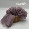 Tela de Organza con Textura Plisada de Poliéster con Patrón de Copos de Nieve, Vestido Camisero Ligero, Tela con Adorno de Encaje Lolita