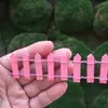 Micro Paisaje Mini Valla Adornos Pequeños Jardinería DIY Decoración Pequeña Valla Pequeña de Madera