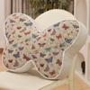 Almohada de Respaldo Lumbar con Forma de Mariposa Estilo Retro para Cama, Cojín para Asiento de Sofá, Almohada para Descanso en Oficina, Almohada para Dormir