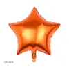 Globo Flotante de Película de Aluminio con Forma de Corazón y Estrella de Cinco Puntas de 18 Pulgadas Decoración para Actividad de Fiesta Festival de Bodas Nochevieja