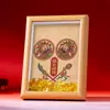 Dios de la Puerta para Entrada y Salida Seguras, Bendiciones para el Hogar, Adorno de Marco de Fotos para Sala de Estar del Hogar, Vestíbulo, Decoración de Mesa, Regalo Cultural y Creativo de Exhibición