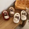 Zapatos de Algodón para Niños Pequeños de 1 a 3 Años Zapatos de Piel de Cordero para Exteriores 2026 Invierno Nuevos Zapatos Caminadores para Bebé con Felpa Moda
