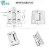 226-1-2-3 Bisagra Aleación de Zinc Acero Inoxidable 405060 Caja de Distribución Puerta de Gabinete 236 Bisagra Industrial