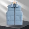 Inverno para baixo Algodão Colete Exterior Quente Roupa de Trabalho Colete Colete Roupa de Trabalho Exterior Colete Logotipo Personalizado
