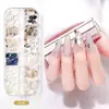 Accesorios para Uñas Pequeños Diamantes de Imitación Acrílicos Irregulares de Dorso Plano Cuentas Metálicas Lentejuelas Perlas de Nácar Diamantes de Imitación de Pan de Oro