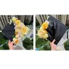Chapéu DIY para Fotos de Formatura de Estudantes Universitários Presente Grampo de Cabelo com Flor Flor Acabada Fotos de Melhor Amigo Recém-Formado Presente para Namorada Preto