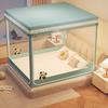 Modelo Nuevo 2025 Clase a Cortina de Cama Blackout de Tres Puertas Cama para Sentarse Mosquitero Dormitorio Hogar Cortina de Cama Anticaída 1.5m 1.8m