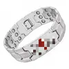 Pulseira magnética retro de moda popular com impressão a laser, fileira dupla, ornamentos de mão para casal removíveis, em estoque, atacado