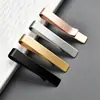 Venta directa de fábrica de nuevo juego de gemelos y pasador de corbata de acero inoxidable de alta gama con acabado espejo, accesorio de pasador de corbata de negocios simple y elegante para hombres
