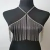 Cadena para el cuerpo con collar de borlas sexy de cuello halter moderno europeo y americano WMS, popular en todos los países, disponible en dos longitudes