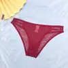 Calcinha Triângulo Feminina Nova com Renda Antibacteriana Confortável de Cintura Média