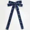 Cinta de Bronceado de Mezclilla con Estrella de Cinco Puntas para Diadema de Lazo DIY, Diadema para el Cabello, Cadena para Colgar el Teléfono Móvil, Accesorios para Empaque de Regalo de Ropa