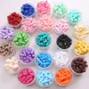 Tetris Acrílico Cuentas Sueltas Color Sólido DIY Perforadas Pulsera Colorida Cadena de Teléfono Accesorios Decorativos Mayoreo