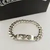 Nuevo y elegante pulsera de cruz para hombres a la moda, colección de pulseras vintage hechas a mano de alta gama europeas y americanas, directo del fabricante