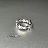 Nuevo Anillo Estrella Caliente Multicolor Opcional Simple Combinable Color Macarrón Corazón de Niña Anillo de Dedo Venta al por Mayor
