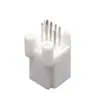 Conector Automotriz Dj7081-0.7-10A Blanco con 8 Orificios Conector de Funda de Pines Rectos Enchufe de Carcasa de Plástico