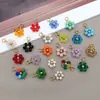 Contas Coloridas a Vácuo para Conservar a Cor Flor de Cristal Margarida Pingente Brincos Criativos DIY Puros Feitos à Mão Acessórios de Pérola de Imitação