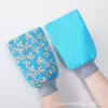 Toalha de Banho Borboleta Dupla Face com Estampa no Verso Toalha de Banho Espessa para Adultos Pano de Banho Casa Cabelo