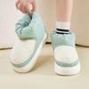 Zapatos de Algodón con Tela Down para Mujer en Invierno, Calientes para Uso en Casa, Antideslizantes y a Prueba de Frío, Pantuflas de Algodón Gruesas con Forro de Felpa para Hombre en Invierno