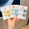 Pasador de Pelo Estilo Coreano para Niños Lindo Corazón Pinza Bb Pinza Lateral para el Lado Pinza de Acrílico para Flequillo Accesorios para Cabello de Bebé Tocado para Mujeres