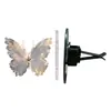 Clip para rejilla de ventilación de coche transfronterizo, kit de ranura de mariposa, clip de perfume para coche, acrílico sólido, ambientador de coche