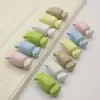 Manijas de Puerta de Gabinete de Cerámica Coloridas, Manijas Simples de Agujero Único con Forma de Caramelo para Gabinete, Armario, Cajón, Manijas de Tapa de Botella