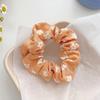 Promoción Fresca de Verano Tela de Malla Colorida Impresa Anillo de Intestino Grueso Popular Coreano Ins Venta Caliente Anillo para el Cabello Tocado