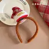 2026 Nuevo Festival de Navidad Pinzas para el Cabello de Niña Adorno para la Cabeza Estilo Bosque Linda Diadema de Astas Accesorios para Fotos de Ambiente