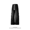 Pantalones Cargo de Bolsillos Múltiples Estilo Japonés para Hombre, Nuevos de Primavera y Otoño, Estilo Callejero Retro Lavados Vintage, Jeans Rectos Sueltos