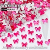 Strass Formato Borboleta 5*7mm com Fundo Plano Decorações Brilhantes da Moda para Nail Art Acessórios Borboleta Strass para Unhas Postiças Atacado