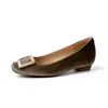 Zapatos de Mujer Clásicos Marca R que Aumentan la Altura 6cm Hebilla Cuadrada Tacón Grueso 2025 Nuevo Estilo Europeo y Americano Ante Punta Cuadrada Tacones Altos