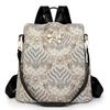 Comercio exterior transfronterizo 2024 nuevo vintage tendencia todo-fósforo estampado gran capacidad simple moda bolso de hombro para mujer